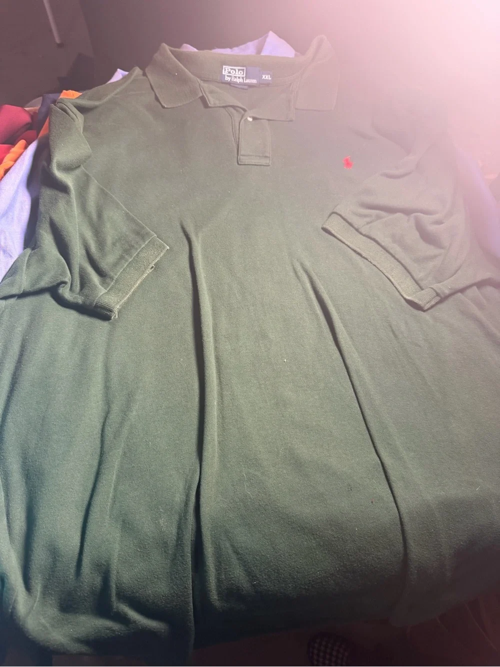 Ralph Lauren Men’s Forest Green Polo with Red Pony